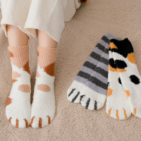 Girls Cute Cat Claw Socks