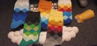 Men's Cotton Colorful Socks (5 Pairs)
