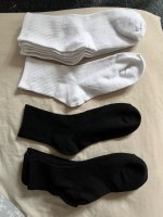 Men Middle Tube Socks (6 or 12 Pairs)