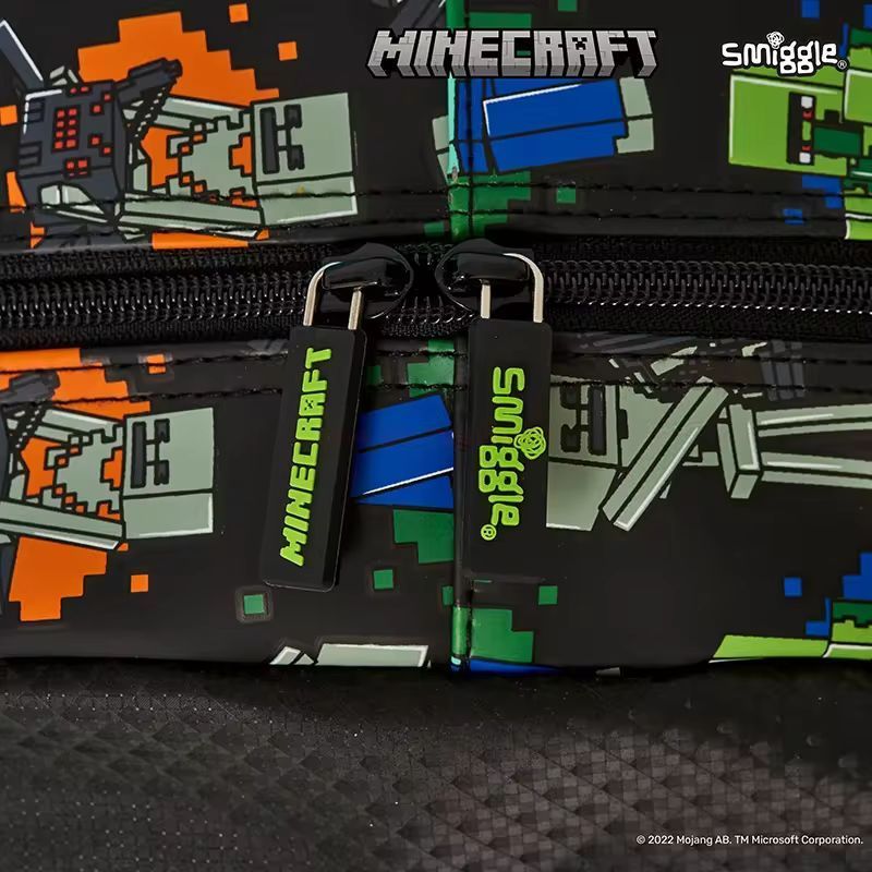 MINECRAFT Genuine Australia Smiggle School Bag Backpack/lunch pack/water bottle