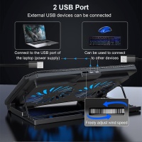 Gaming Laptop Cooler 12-16 Inch