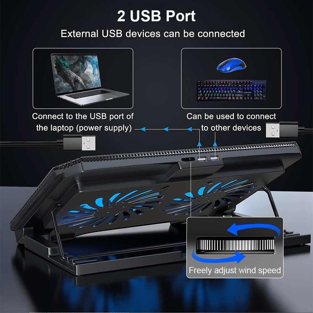 Gaming Laptop Cooler 12-16 Inch