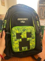 MINECRAFT Genuine Australia Smiggle School Bag Backpack/lunch pack/water bottle