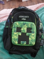 MINECRAFT Genuine Australia Smiggle School Bag Backpack/lunch pack/water bottle