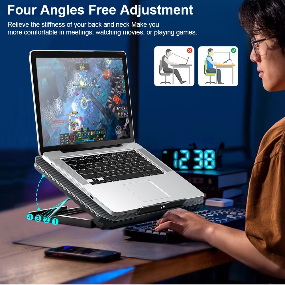 Gaming Laptop Cooler 12-16 Inch