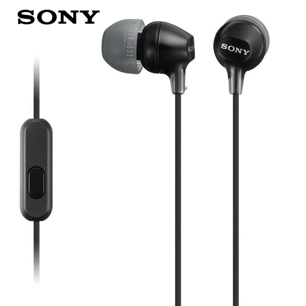 Sony MDR-EX15AP Earphones with Smartphone Mic and Control