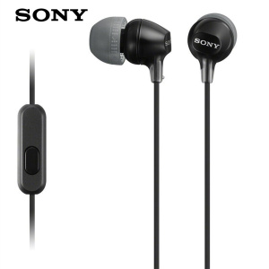 Sony MDR-EX15AP Earphones with Smartphone Mic and Control