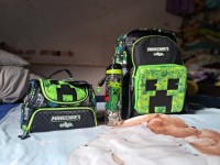 MINECRAFT Genuine Australia Smiggle School Bag Backpack/lunch pack/water bottle