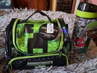 MINECRAFT Genuine Australia Smiggle School Bag Backpack/lunch pack/water bottle