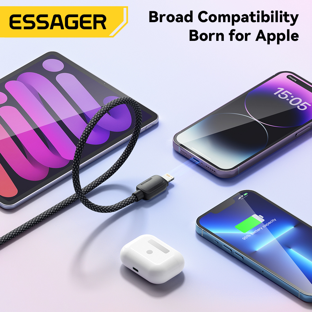 Essager USB Type C Cable For iPhone 20W Fast Charger