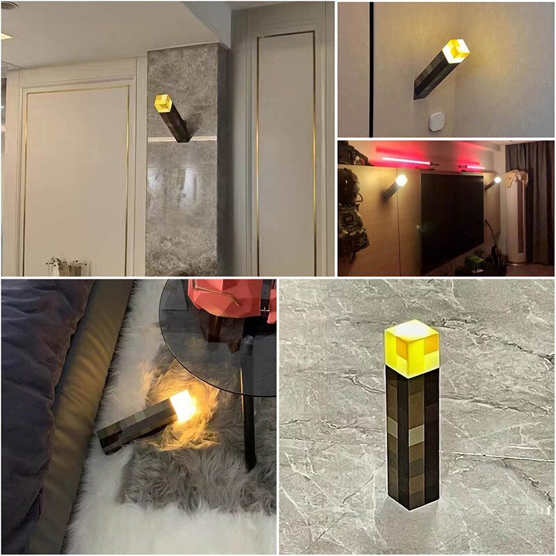 Torch LED Lamp Potion Bottle Light USB Rechargeable Night Light Kids