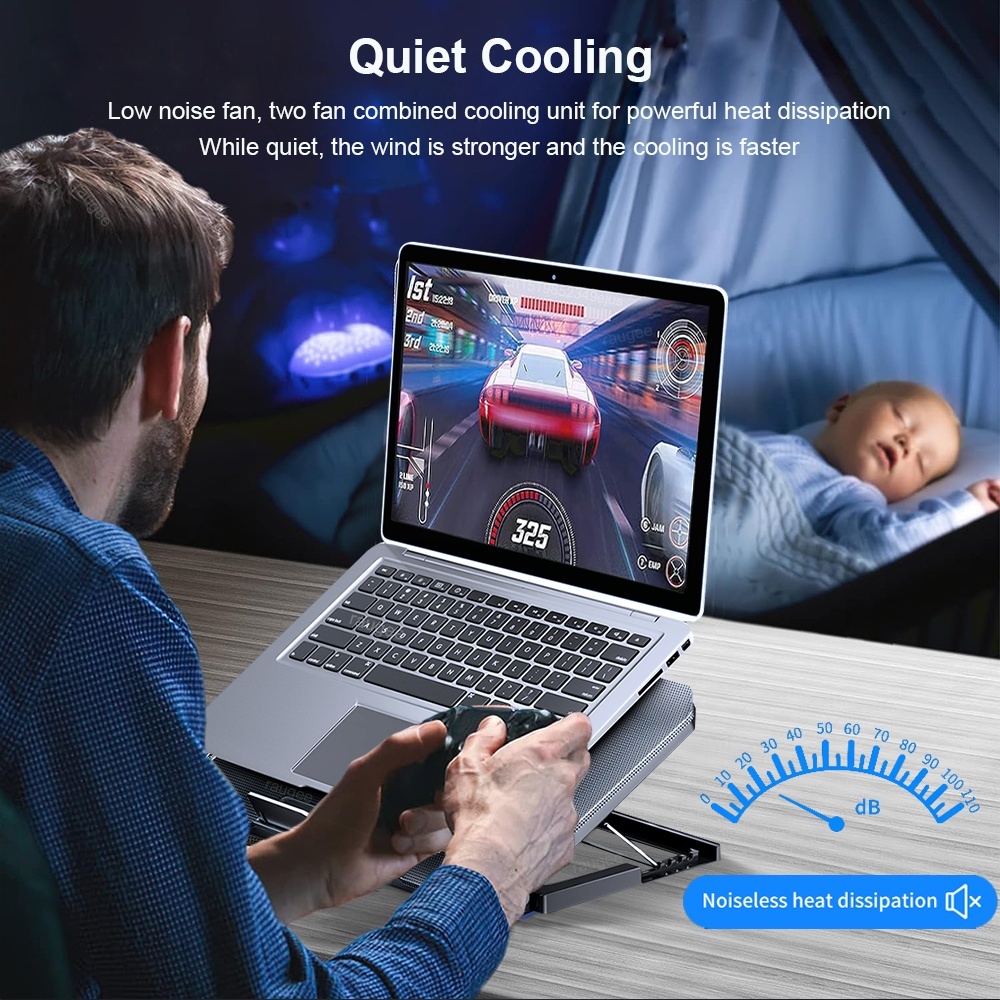 Gaming Laptop Cooler 12-16 Inch