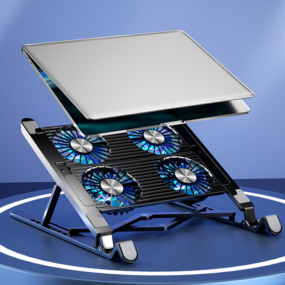 Laptop Cooler Base Stand for 11-17.3 Inch with 2/4 Fans