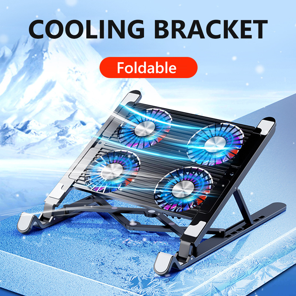 Laptop Cooler Base Stand for 11-17.3 Inch with 2/4 Fans