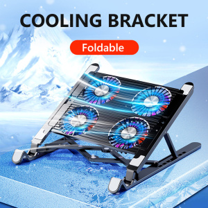Laptop Cooler Base Stand for 11-17.3 Inch with 2/4 Fans