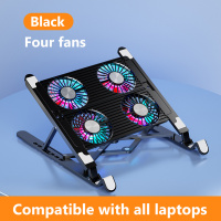 Laptop Cooler Base Stand for 11-17.3 Inch with 2/4 Fans