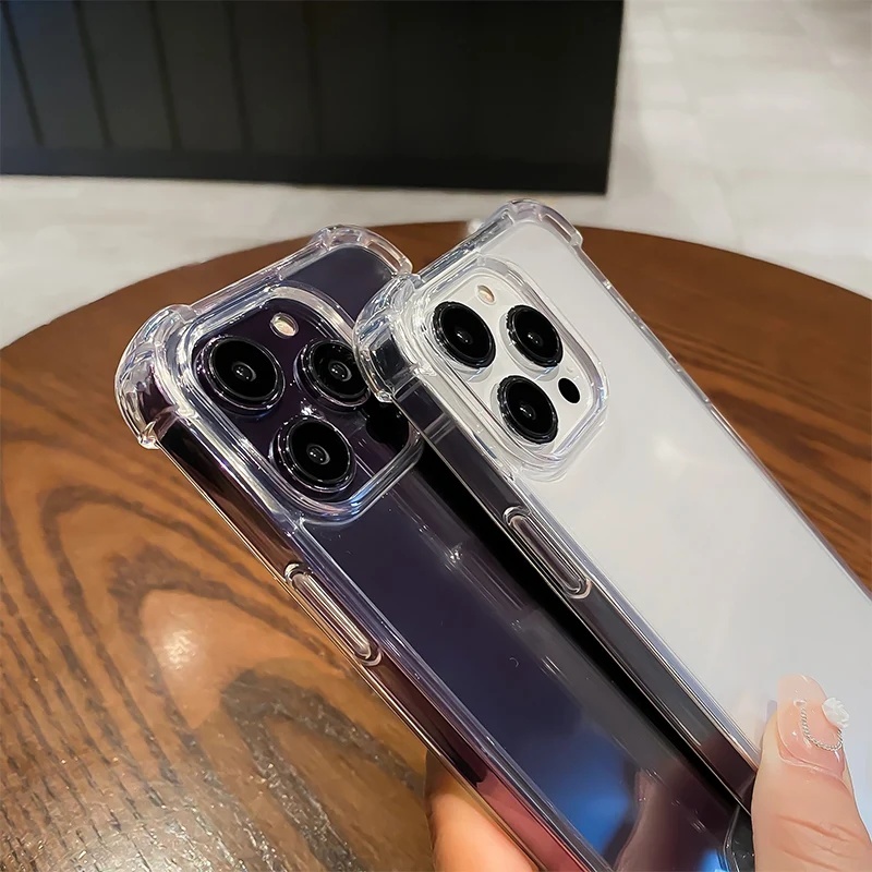 Shockproof Transparent Phone Case For iPhone