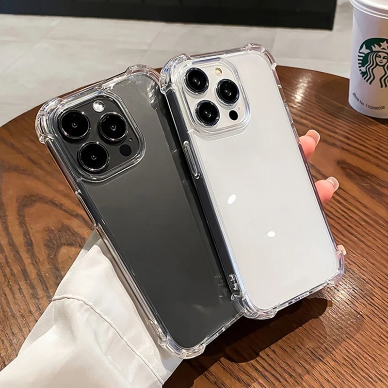 Shockproof Transparent Phone Case For iPhone