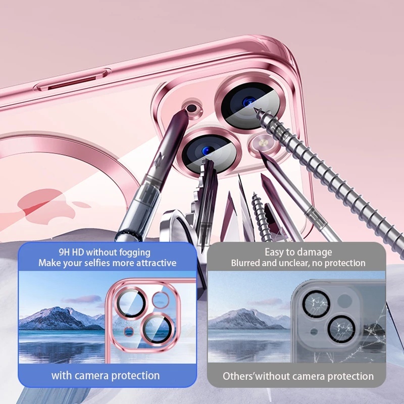 iPhone Clear Plating Ultrathin Silicone Case