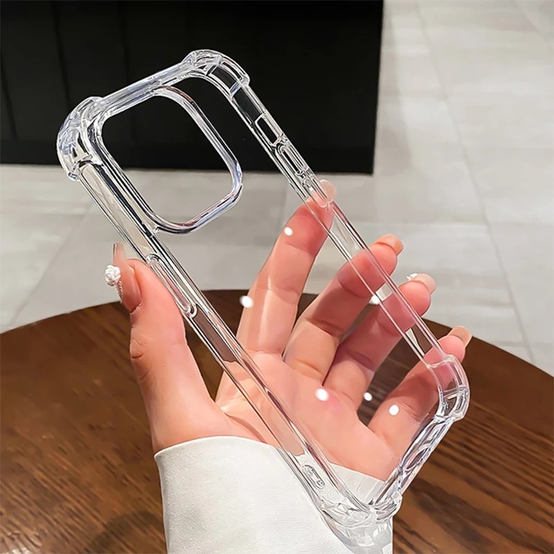 Shockproof Transparent Phone Case For iPhone