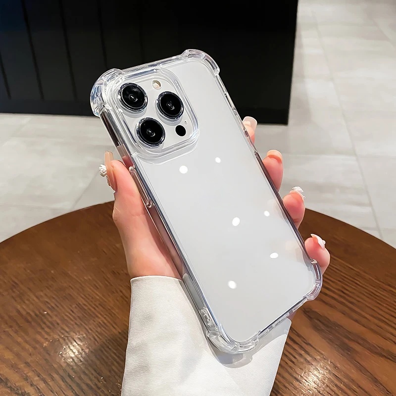 Shockproof Transparent Phone Case For iPhone