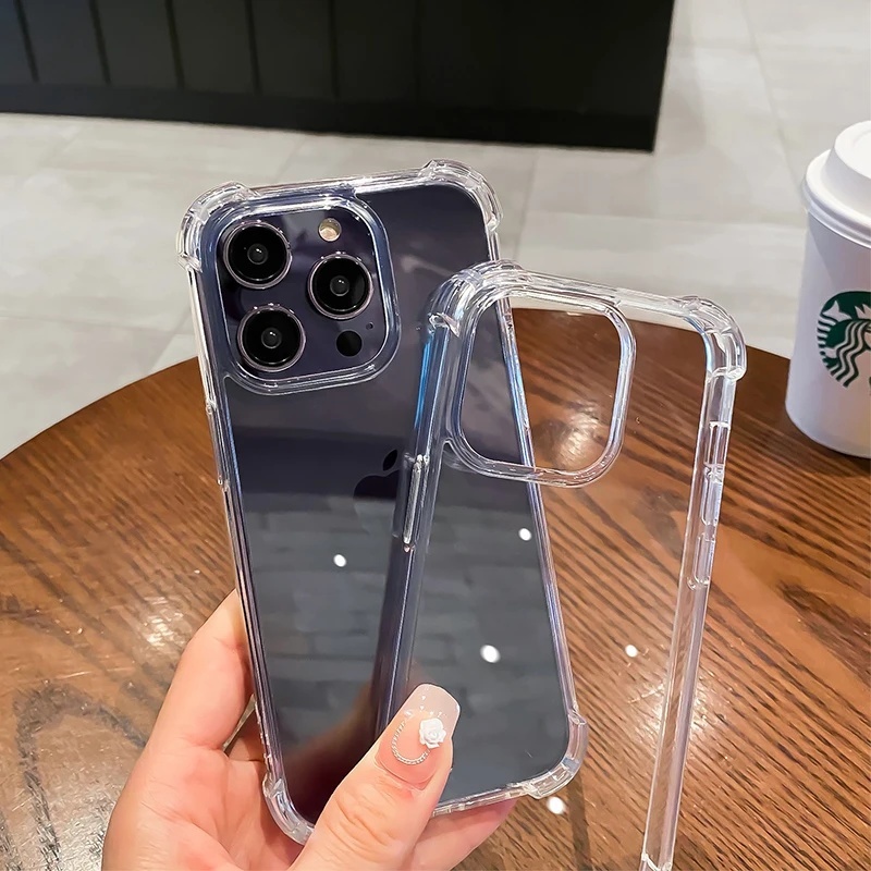 Shockproof Transparent Phone Case For iPhone