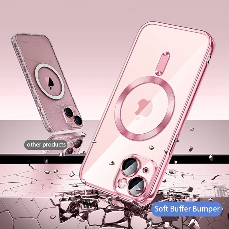 iPhone Clear Plating Ultrathin Silicone Case