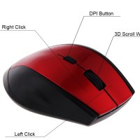Wireless Mouse  With USB Receiver
