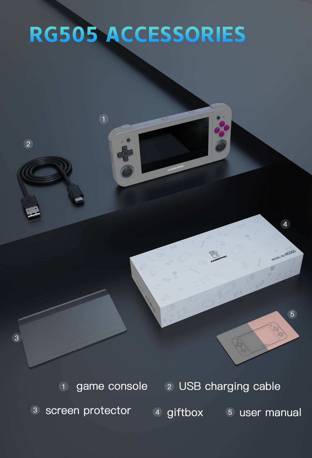 ANBERNIC RG505 Handheld Game Console