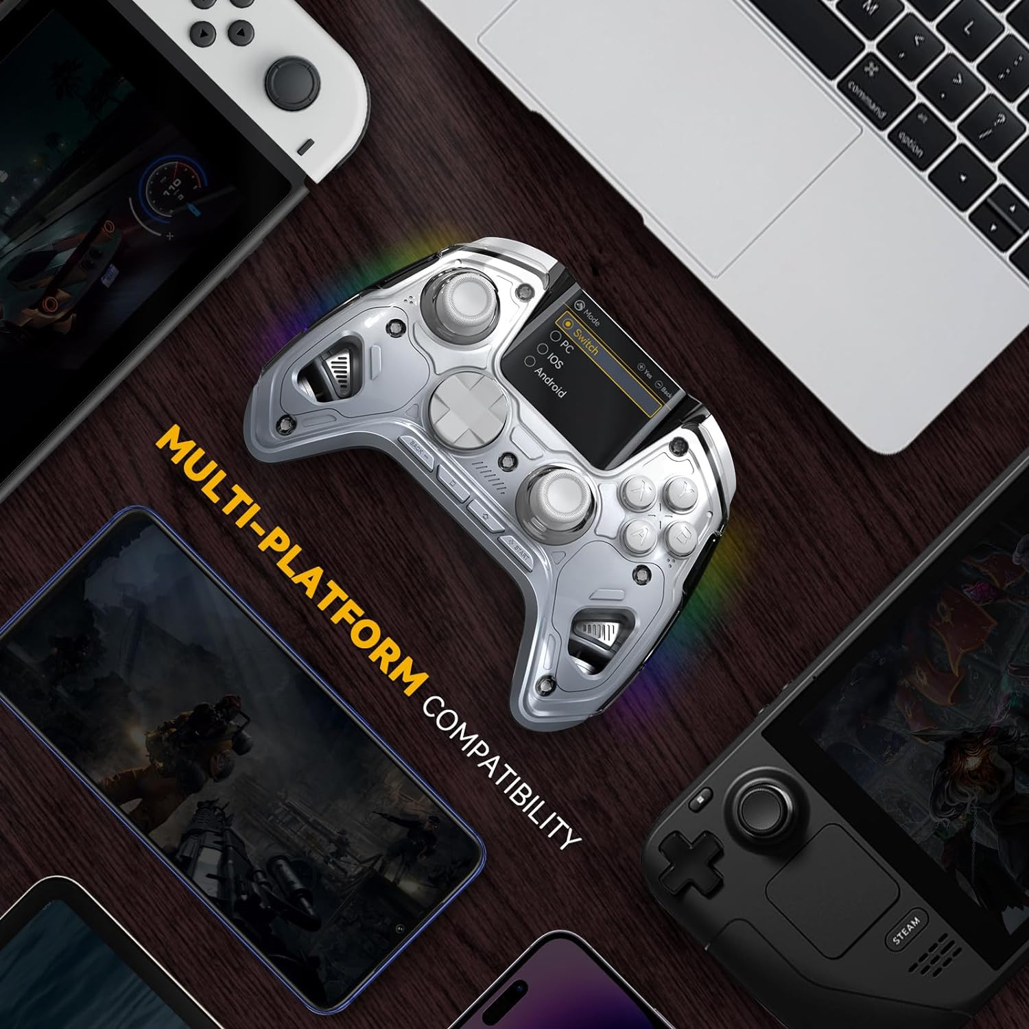 Mamba One V2 Wireless Gaming Controller for Switch/PC/iOS/Android