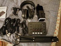 FIFINE Gaming Audio Set Microphone/Mixer/Headset for Streaming
