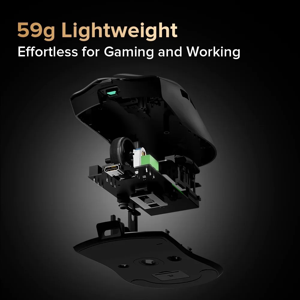 Delux M700 Ultra 8K Wireless Gaming Mouse 30000DPI 59g