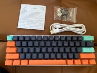 MUCAI MKA610 USB Mini Mechanical Gaming Wired Keyboard